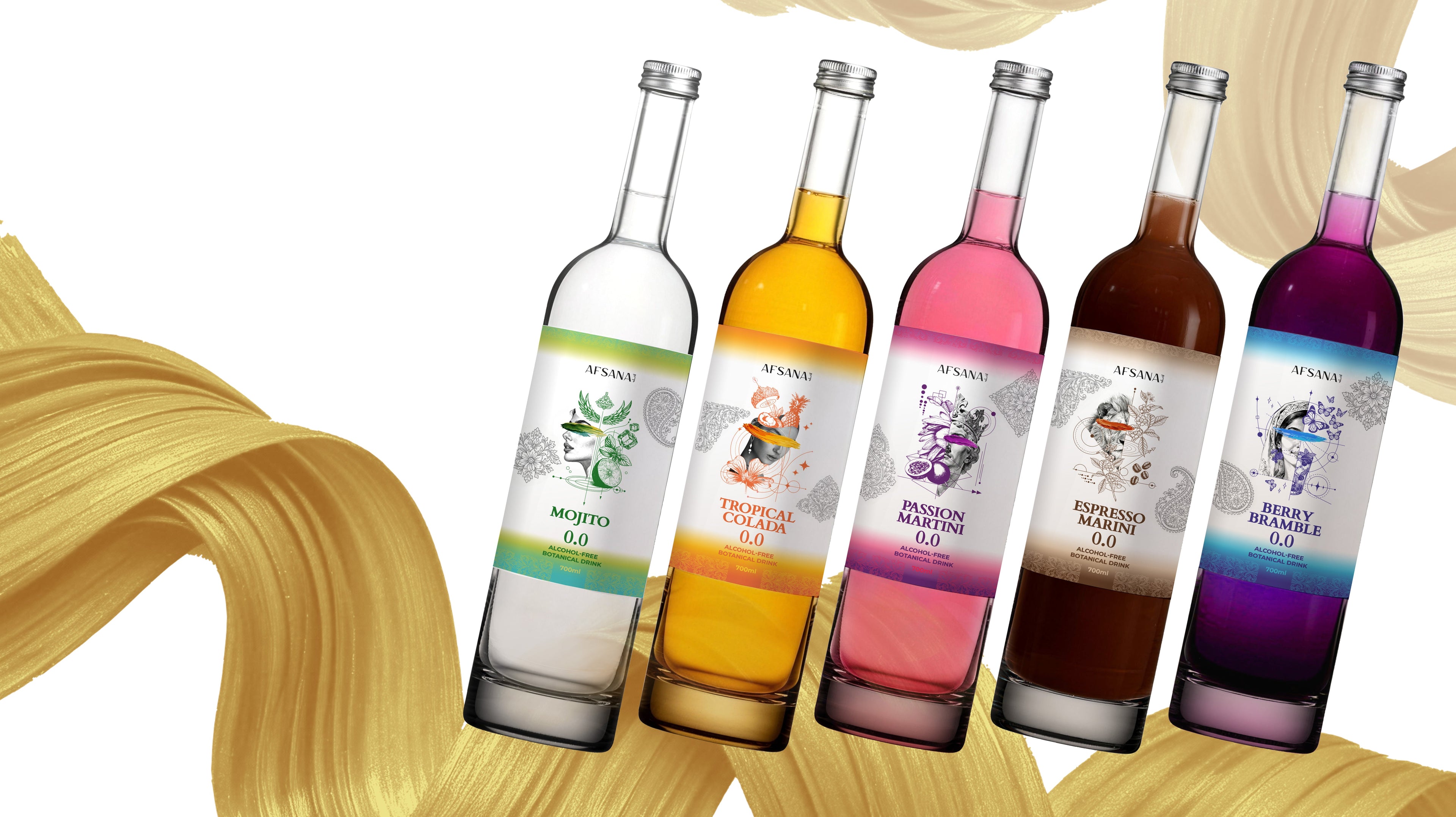 AFSANA 0.0 ABV BOTTLED COCKTAILS