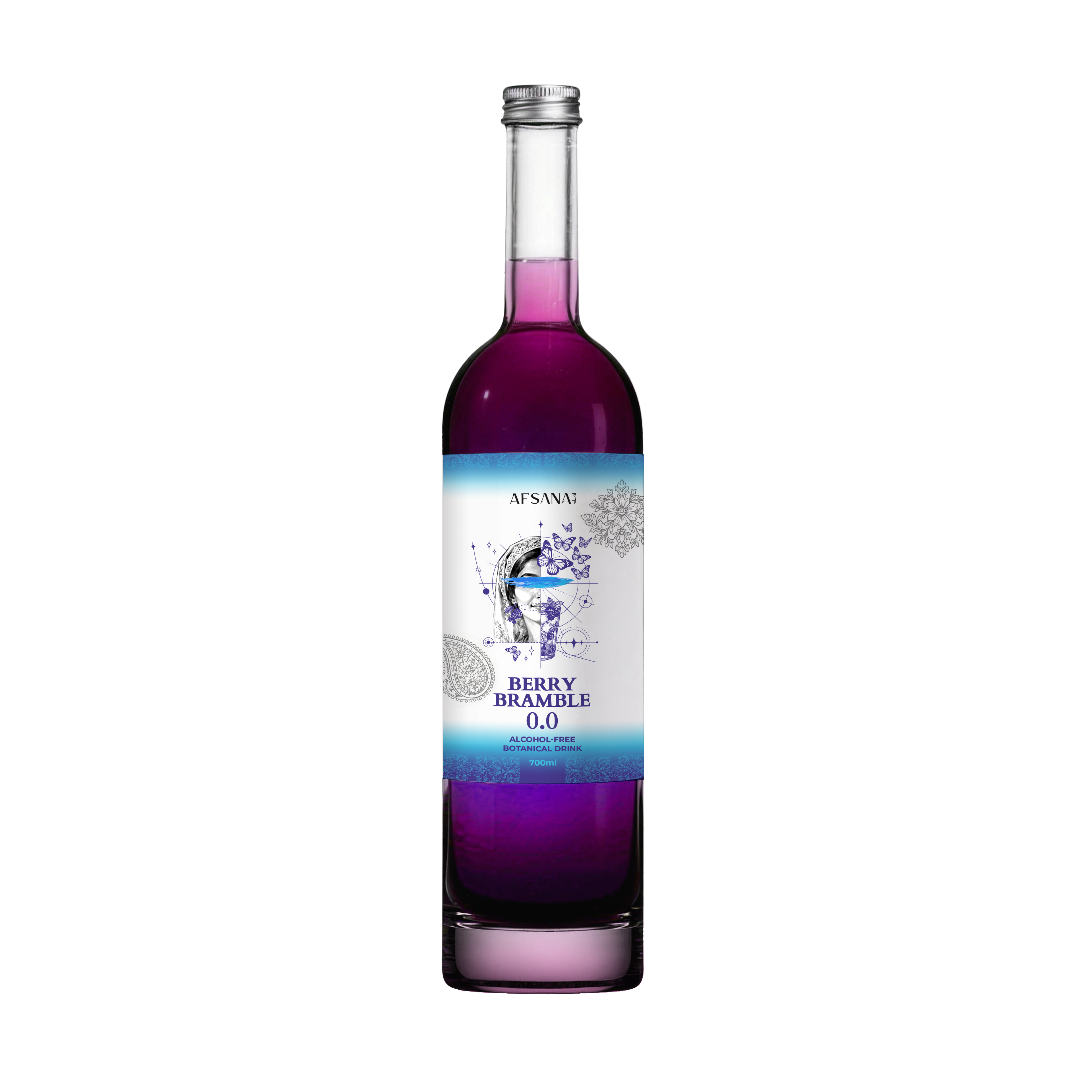 Berry Bramble  Bottle Cocktail 0.0% ABV - 70CL